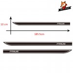 Car Vinyl Prius Auto Side Stripes Sticker Car Door Decals Graphics Gloss Auto Side Car Sticker for Toyota Prius Car Styling